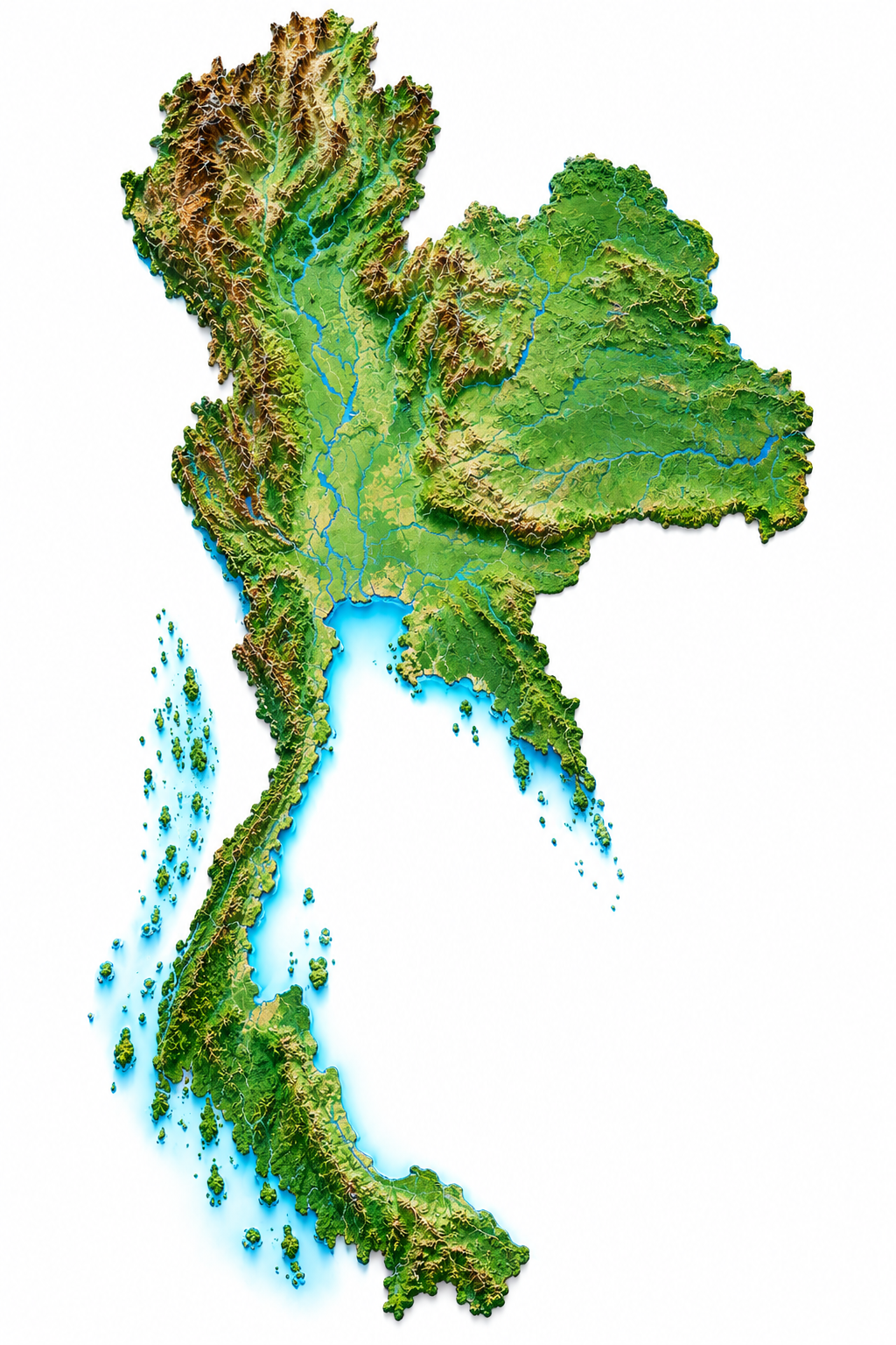 Map of Thailand