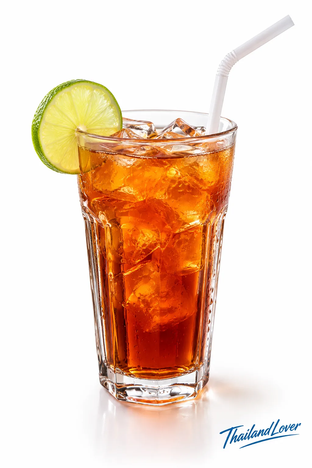 Thai tea with lime