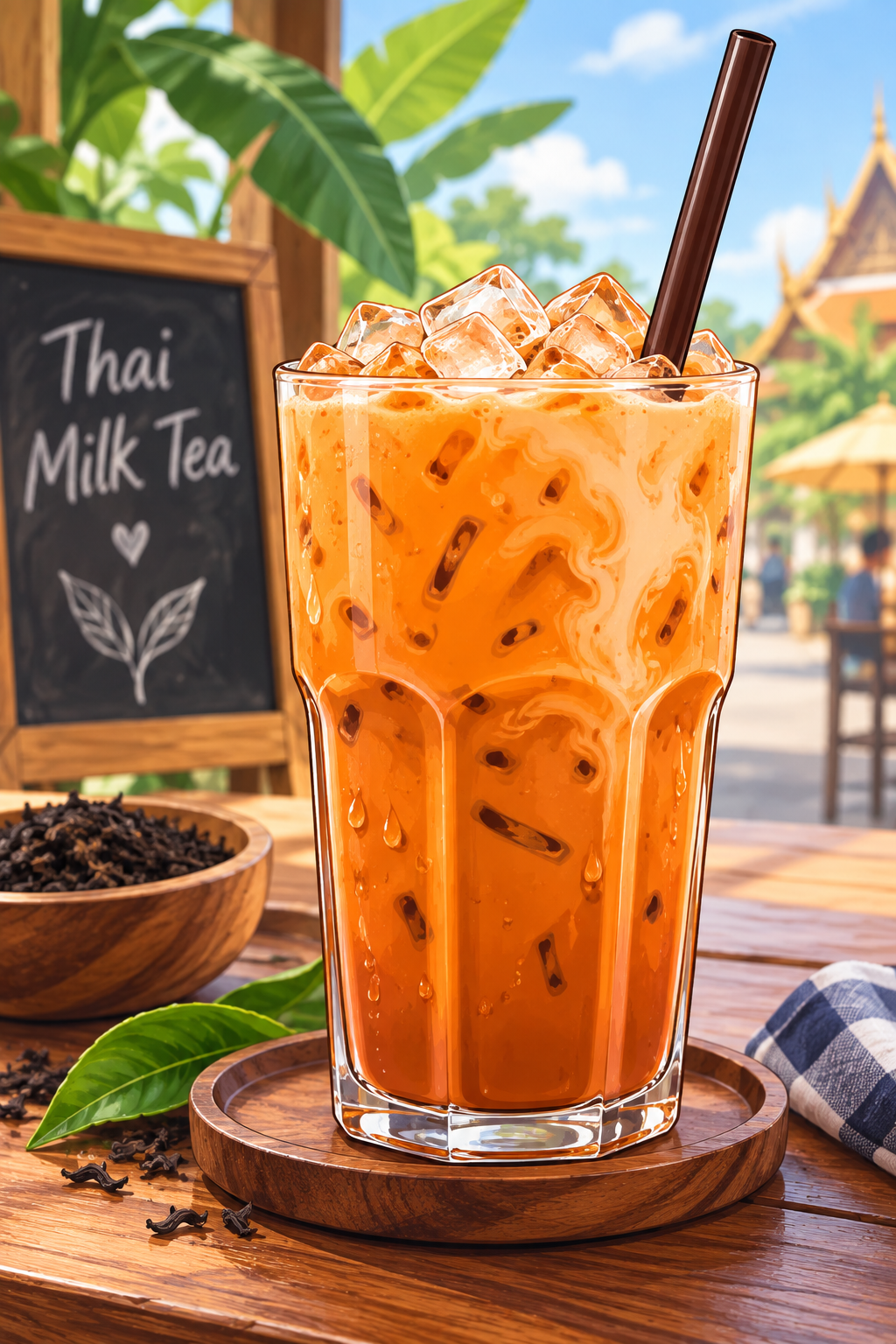 Thai milk tea