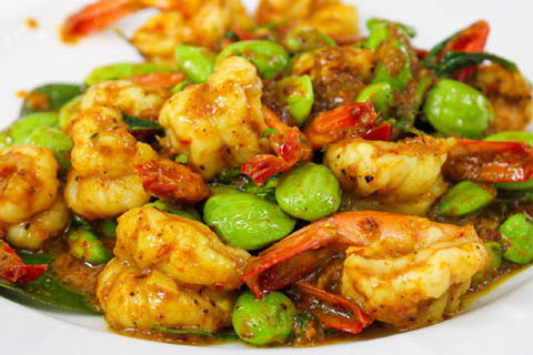 Stink bean stir-fry