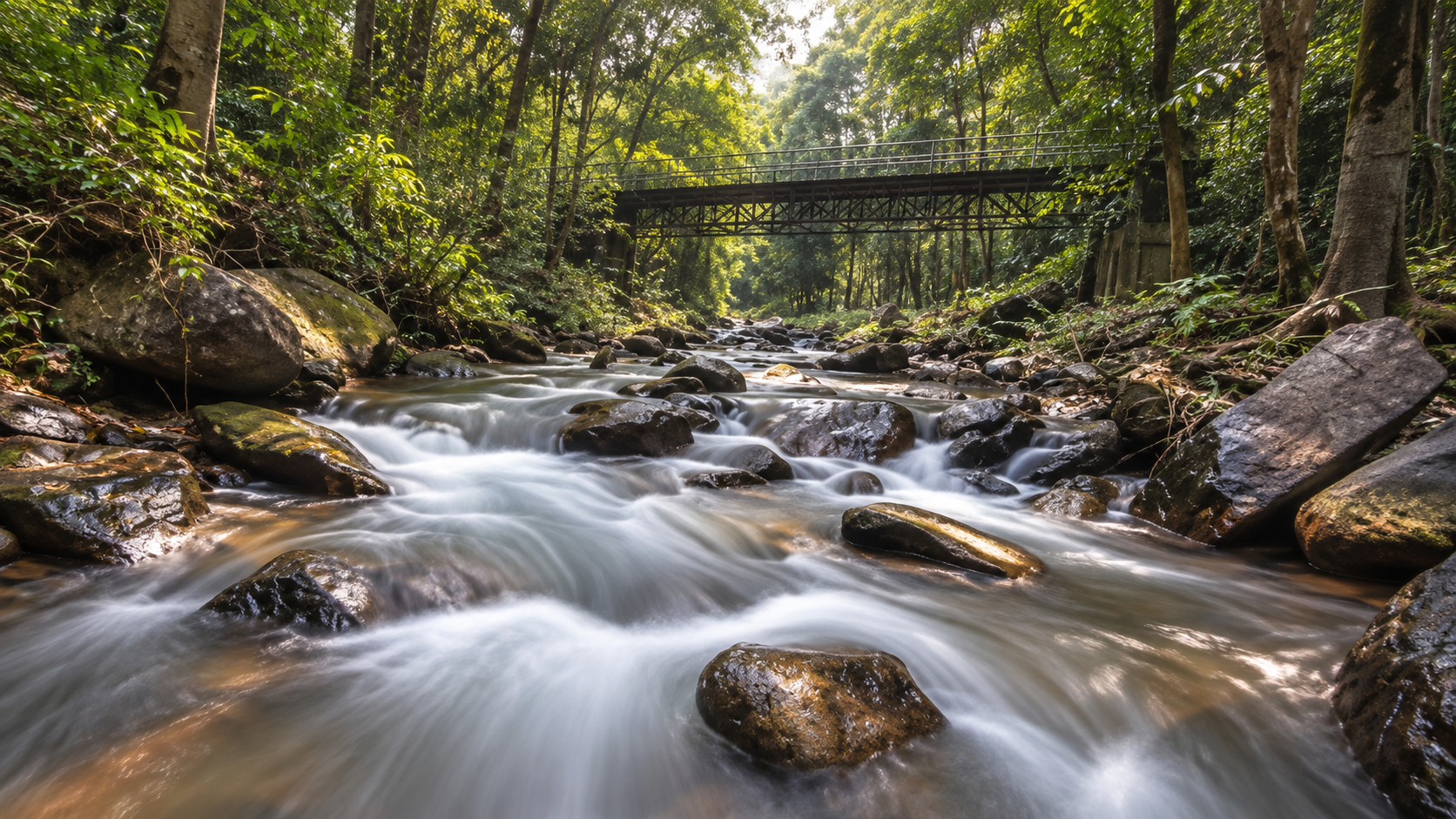Namtok Khlong Kaeo National Park — granite waterfall and eastern forest in Trat