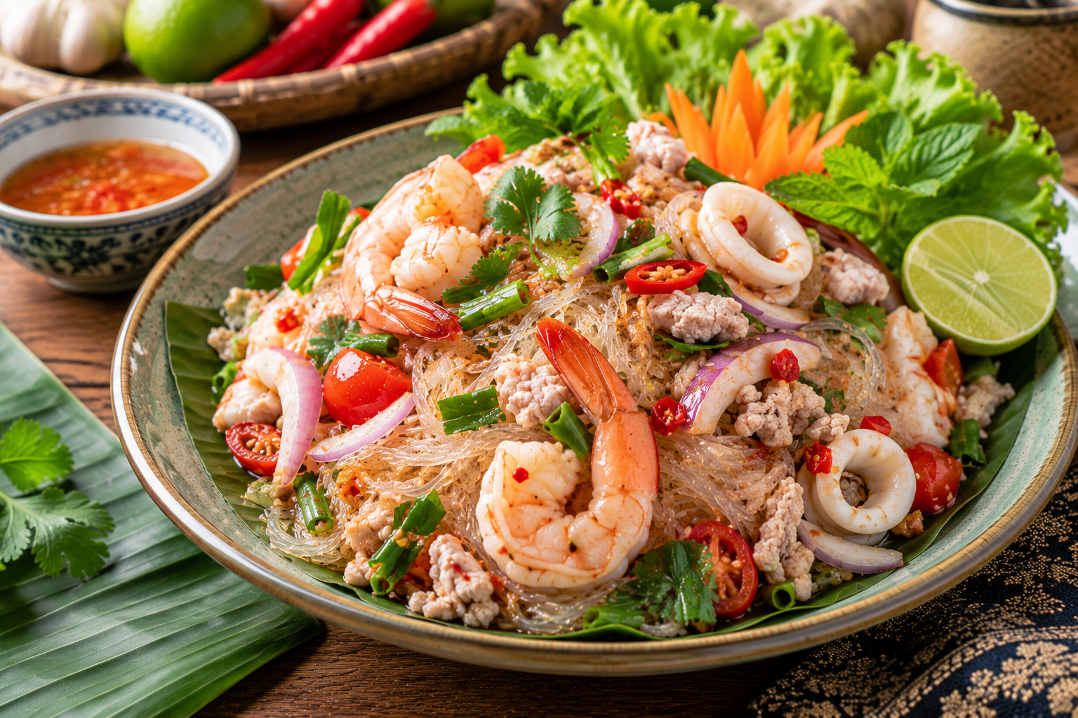 Spicy Glass Noodle Salad