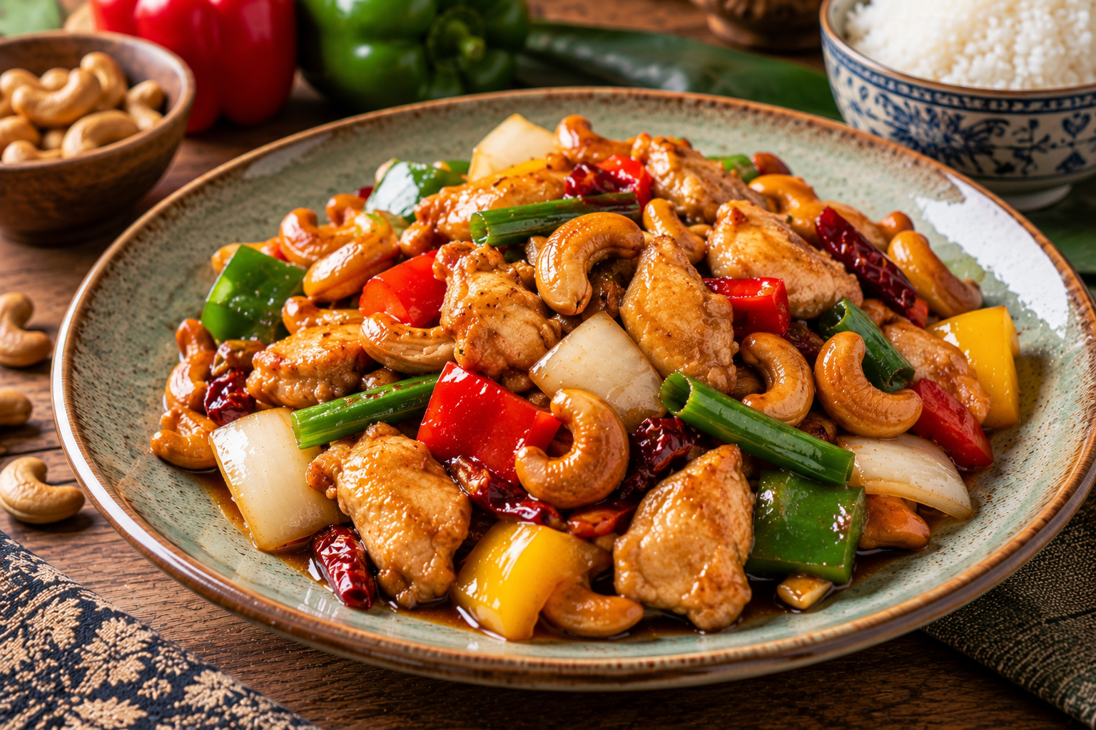 Stir-Fried Chicken with Cashew Nuts