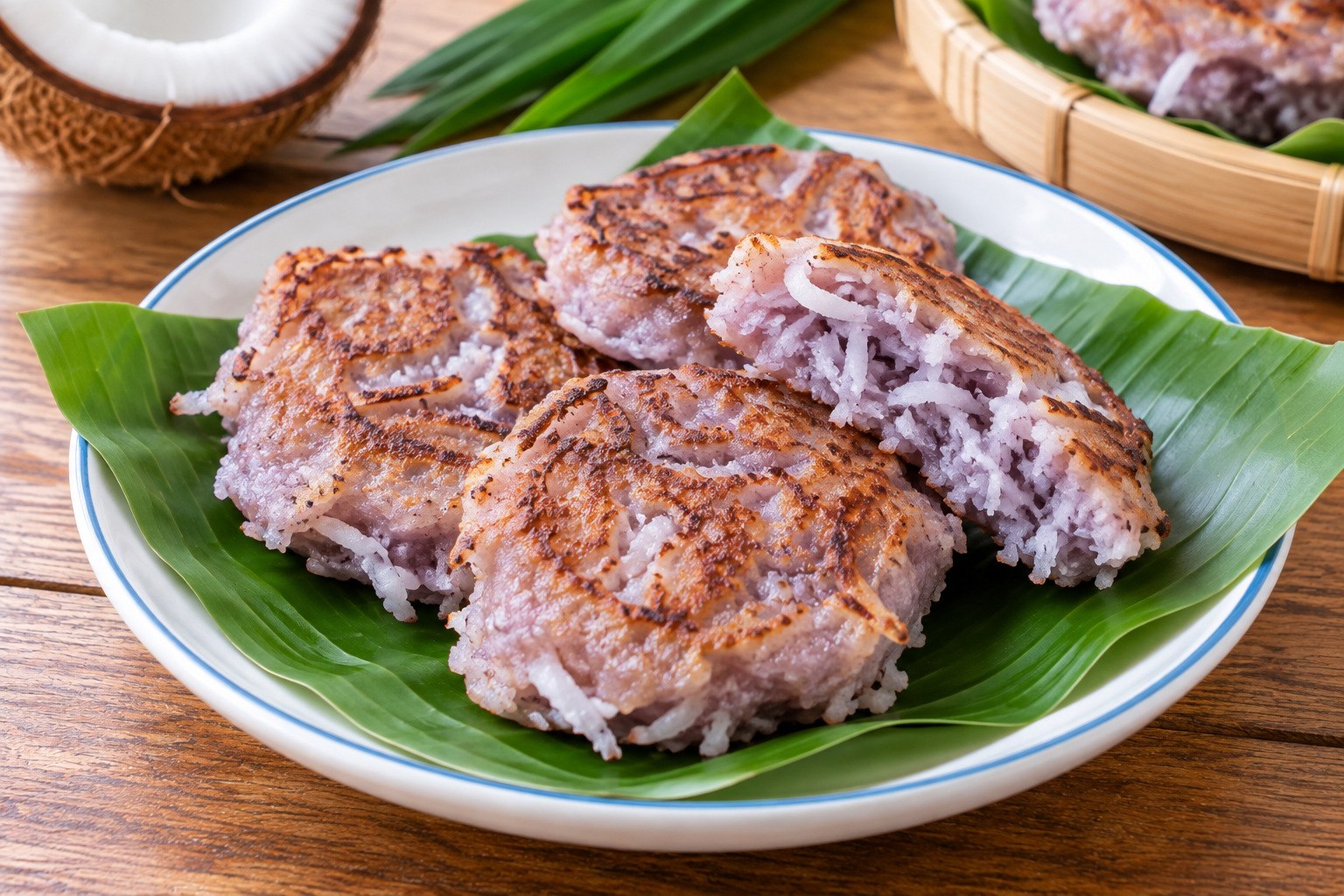 Khanom Babin, chewy coconut pancake