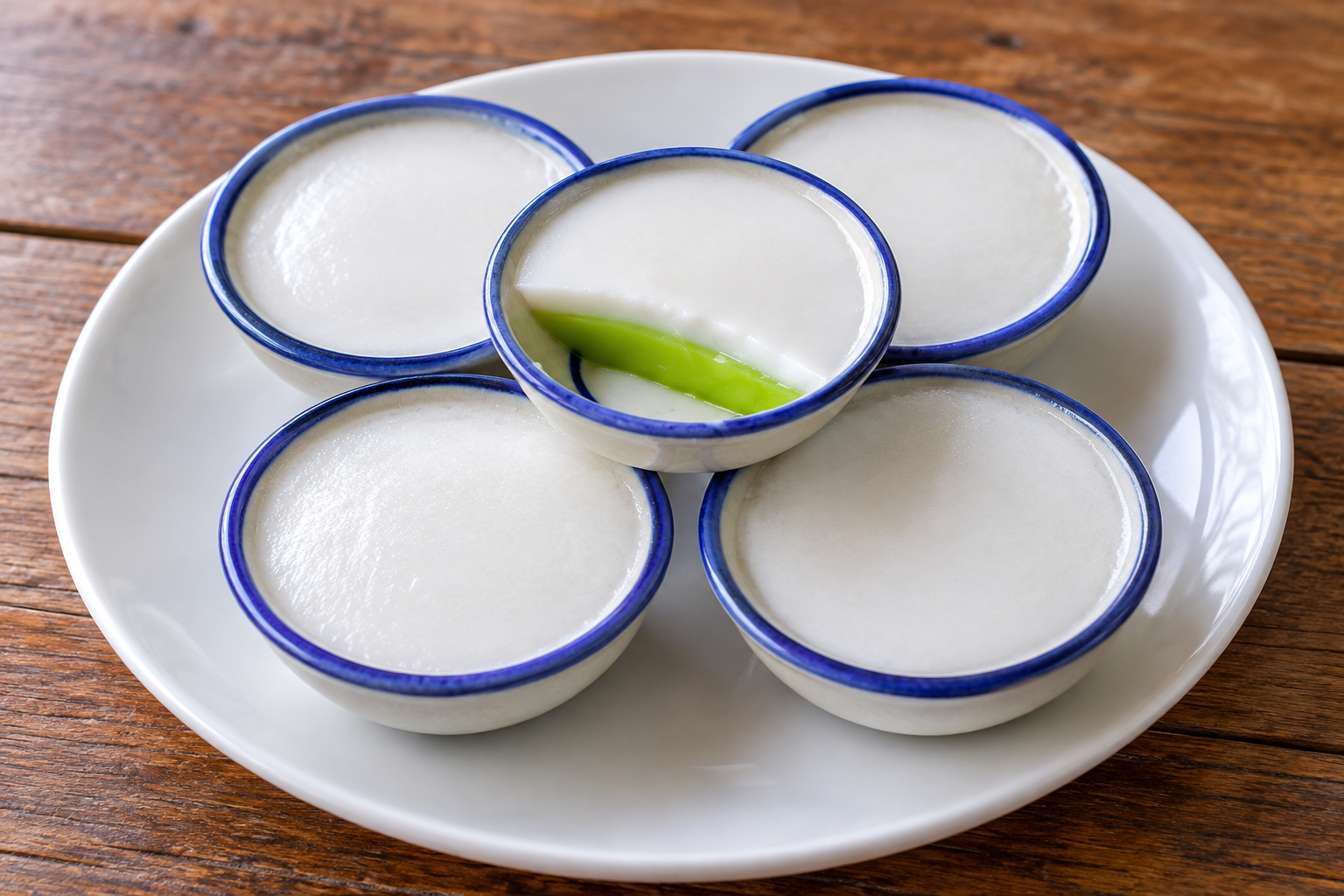 Khanom Thuai, Thai coconut milk custard