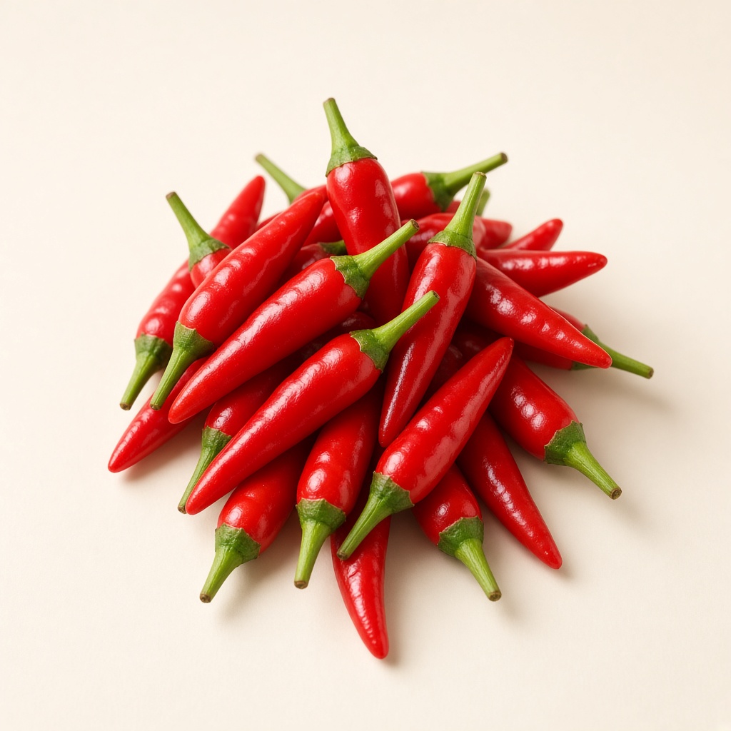 Fresh red Thai chillies