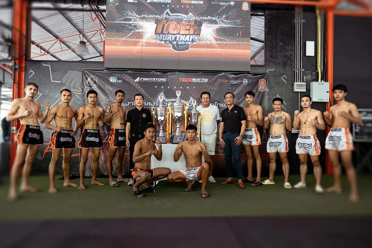 Training at Tiger Muay Thai in Phuket